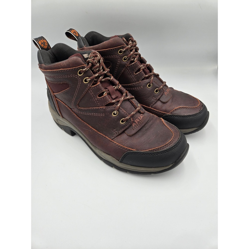 Ariat Boots Mens 9.5B Terrain H2O Waterproof Copper Leather Endurance 10004138